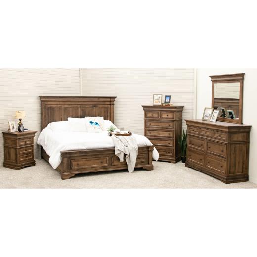 Belmont Amish Bedroom Set in solid Maple Wood